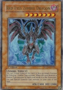 Red-Eyes Zombie Dragon Card Front