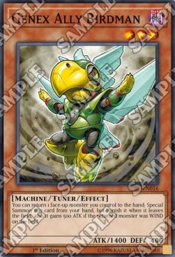 Genex Ally Birdman Card Front