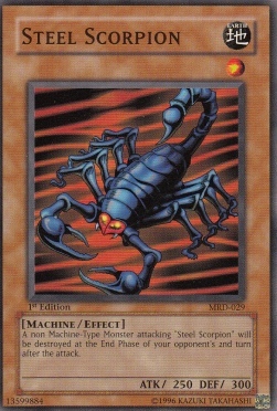 Steel Scorpion Card Front