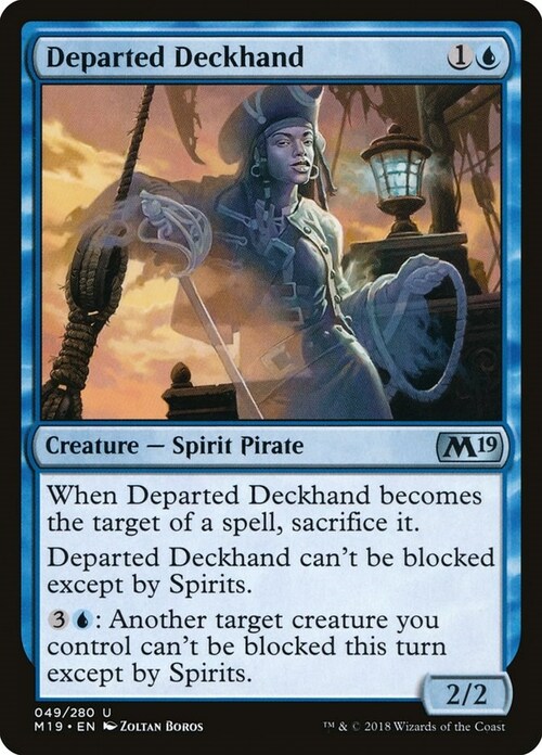 Departed Deckhand Card Front