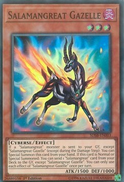 Salamangreat Gazelle Card Front