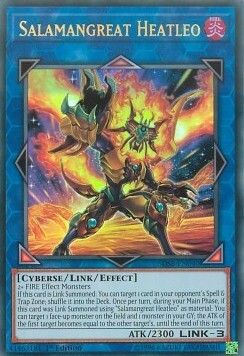 Salamangreat Heatleo Card Front