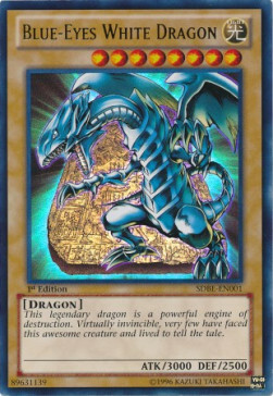 Blue-Eyes White Dragon Card Front