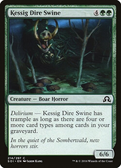 Kessig Dire Swine Card Front