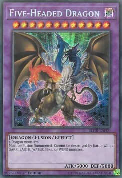 Five-Headed Dragon Card Front