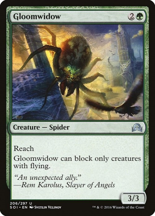 Gloomwidow Card Front