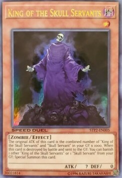 King of the Skull Servants Card Front