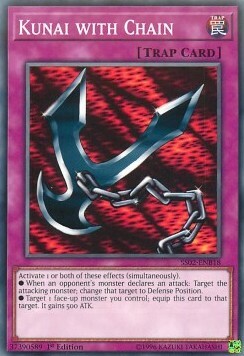 Kunai with Chain Card Front