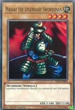 Masaki the Legendary Swordsman Card Front