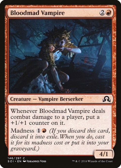 Bloodmad Vampire Card Front