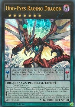 Odd-Eyes Raging Dragon Card Front