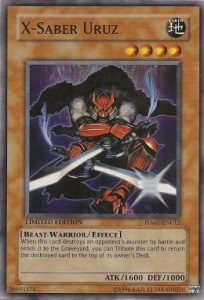 X-Saber Uruz Card Front