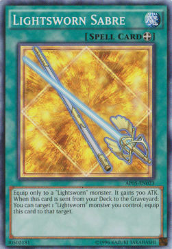 Lightsworn Sabre Card Front