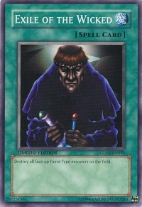 Exile of the Wicked Card Front