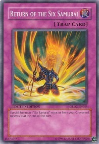 Return of the Six Samurai Card Front