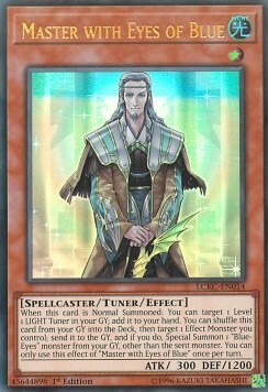 Master with Eyes of Blue Card Front