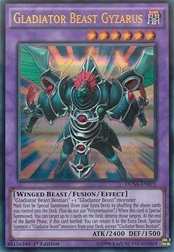 Gladiator Beast Gyzarus Card Front