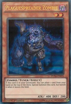 Plaguespreader Zombie Card Front