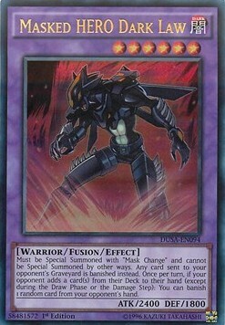 Masked HERO Dark Law Card Front