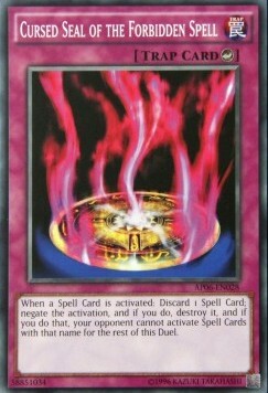 Cursed Seal of the Forbidden Spell Card Front