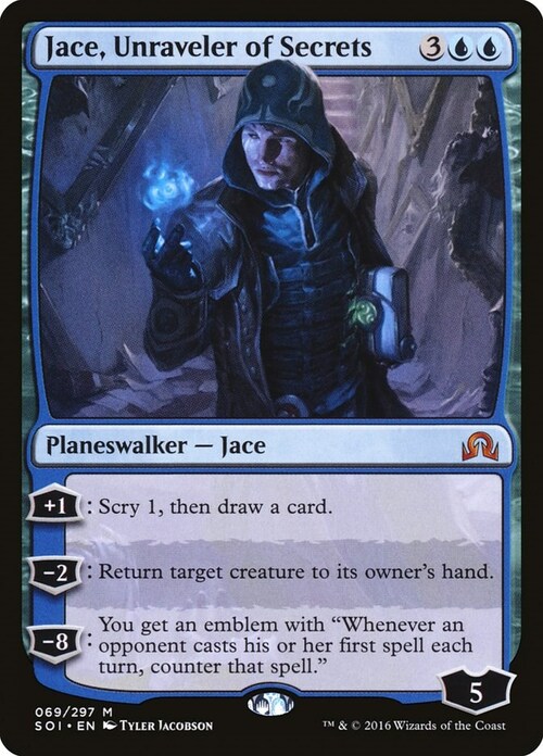 Jace, Unraveler of Secrets Card Front