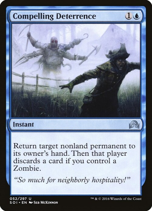 Compelling Deterrence Card Front