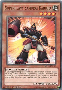 Superheavy Samurai Kabuto Card Front