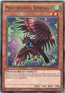 Performapal Spikeagle Card Front