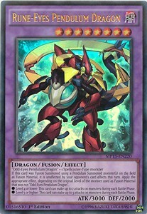 Rune-Eyes Pendulum Dragon Card Front