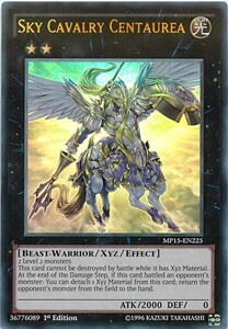 Sky Cavalry Centaurea Card Front