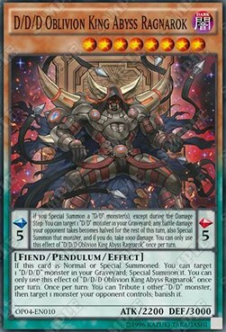 D/D/D Oblivion King Abyss Ragnarok Card Front