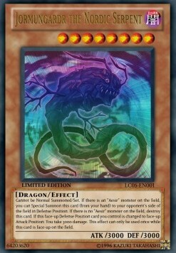 Jormungardr the Nordic Serpent Card Front