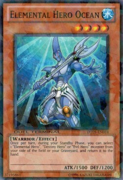 Elemental HERO Ocean Card Front