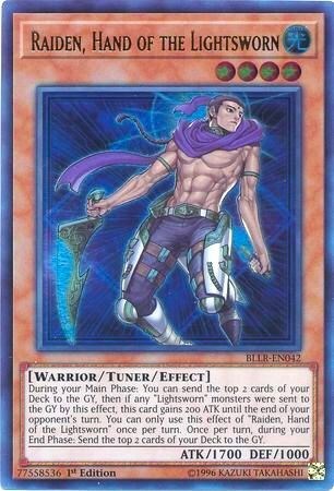 Raiden, Hand of the Lightsworn Card Front