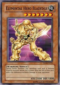 Elemental HERO Bladedge Card Front