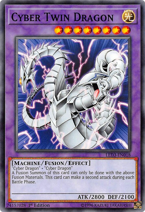 Cyber Twin Dragon Card Front