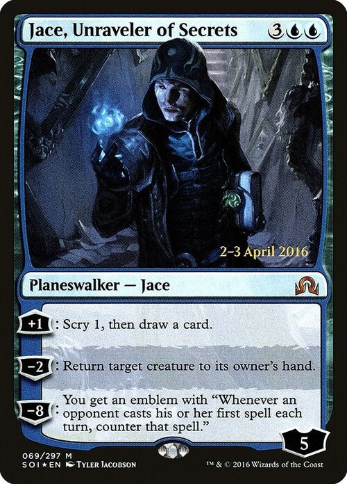 Jace, Unraveler of Secrets Card Front