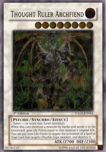 Thought Ruler Archfiend Card Front