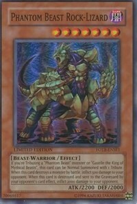 Phantom Beast Rock-Lizard Card Front