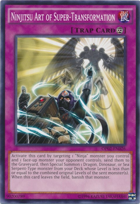 Ninjitsu Art of Super-Transformation Card Front