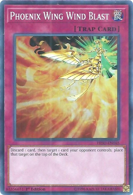 Phoenix Wing Wind Blast Card Front