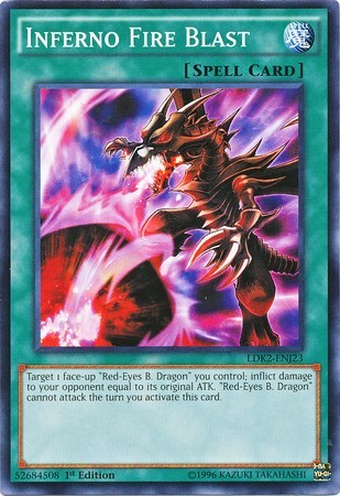 Inferno Fire Blast Card Front