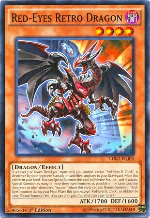 Red-Eyes Retro Dragon Card Front