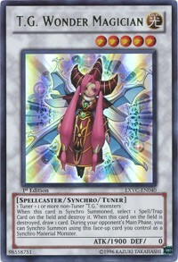 T.G. Wonder Magician Card Front