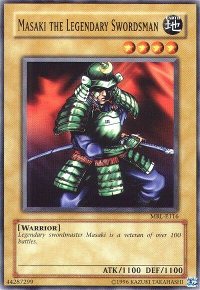 Masaki the Legendary Swordsman Card Front