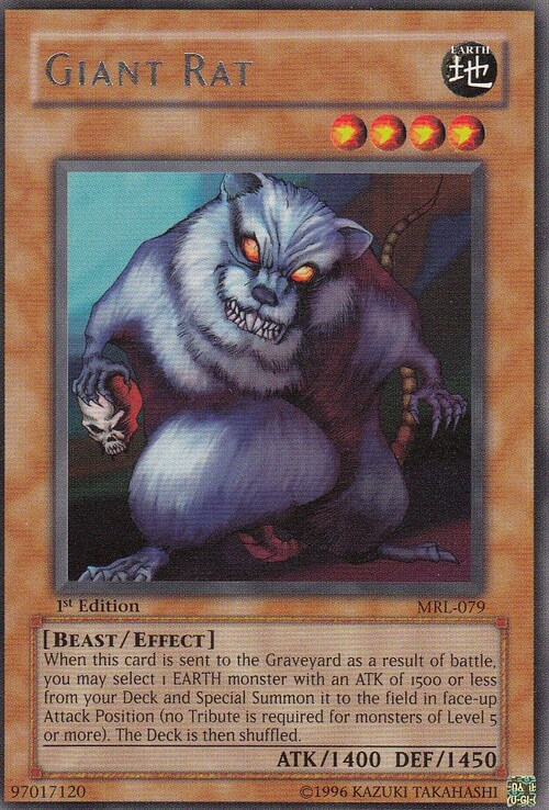 Giant Rat Card Front