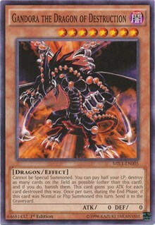 Gandora the Dragon of Destruction Card Front