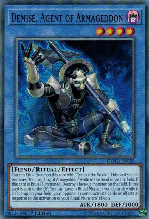 Demise, Agent of Armageddon Card Front