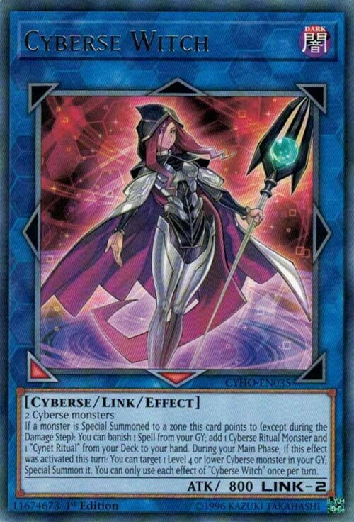 Cyberse Witch Card Front