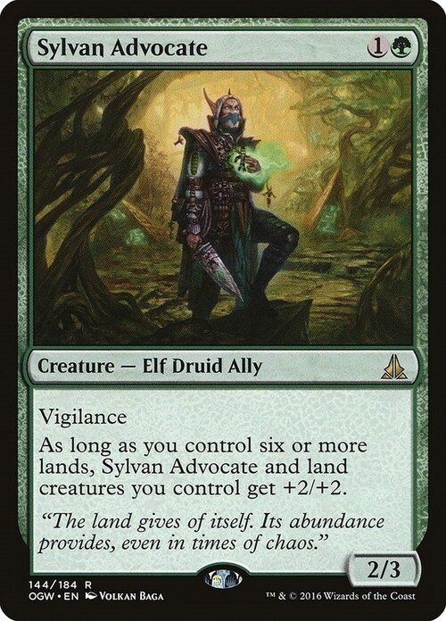 Sylvan Advocate Card Front